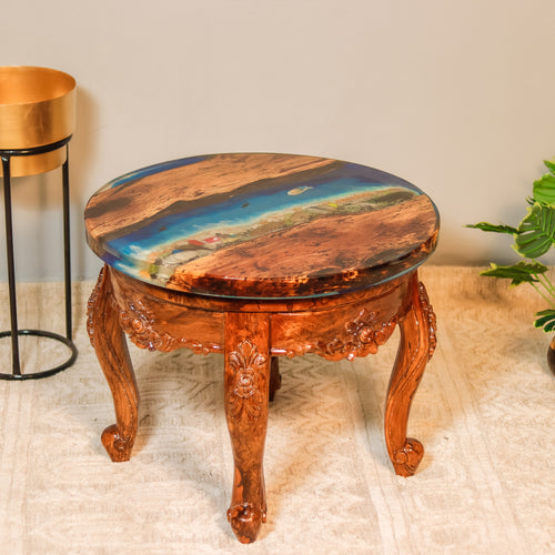 blue round table 10